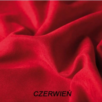 Tkanina zasłonowa MILAS ,obiciowa,dekoracyjna - kolor czerwony
